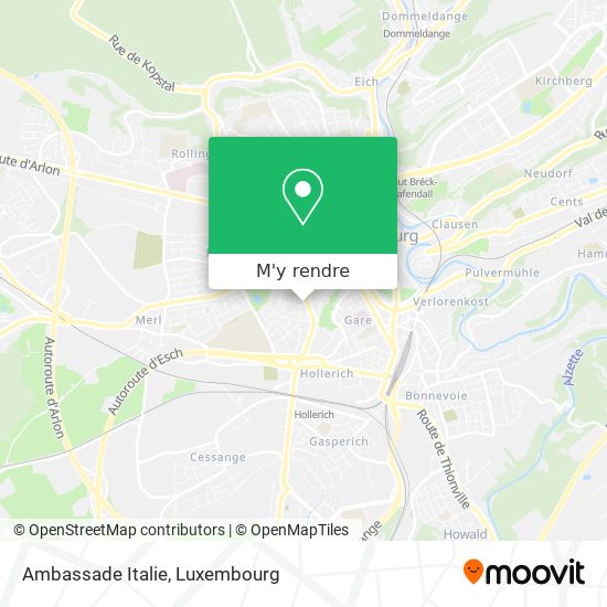 Ambassade Italie plan