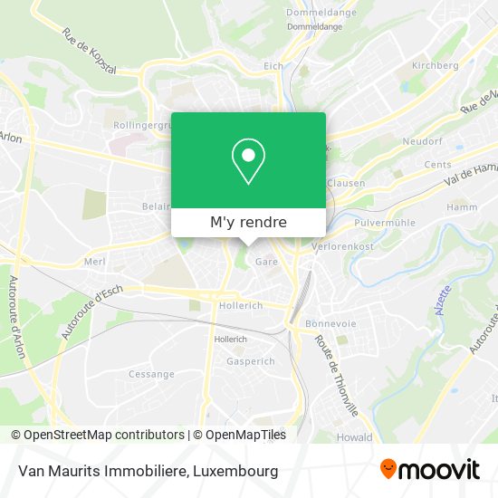 Van Maurits Immobiliere plan