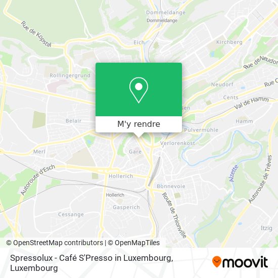 Spressolux - Café S'Presso in Luxembourg plan