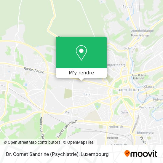 Dr. Cornet Sandrine (Psychiatrie) plan