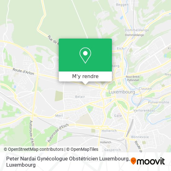 Peter Nardai Gynécologue Obstétricien Luxembourg plan
