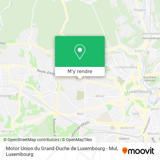 Motor Union du Grand-Duche de Luxembourg - Mul plan