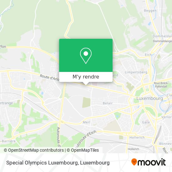 Special Olympics Luxembourg plan