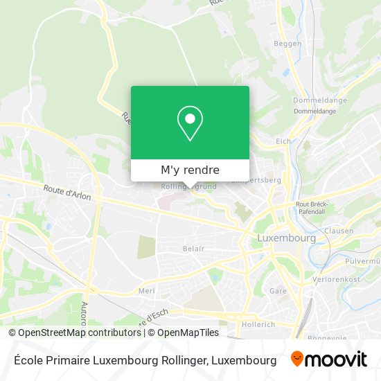 École Primaire Luxembourg Rollinger plan