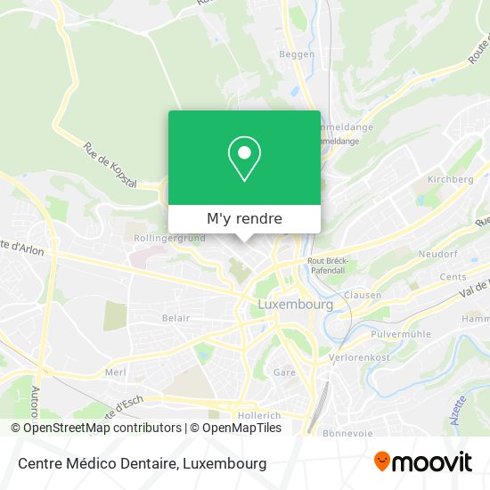 Centre Médico Dentaire plan