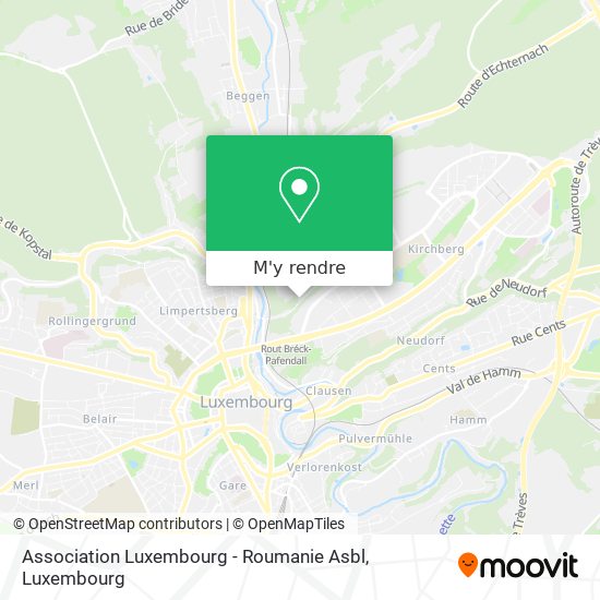Association Luxembourg - Roumanie Asbl plan