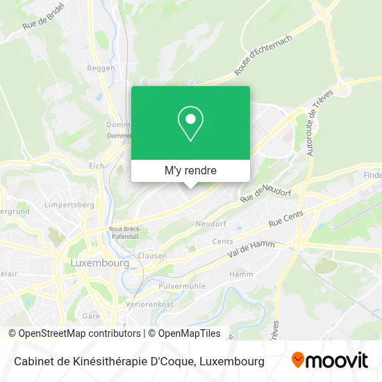 Cabinet de Kinésithérapie D'Coque plan