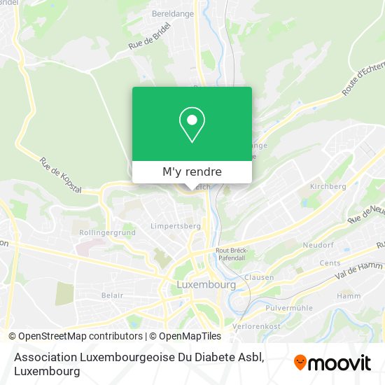 Association Luxembourgeoise Du Diabete Asbl plan