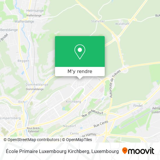 École Primaire Luxembourg Kirchberg plan