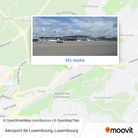 Aéroport de Luxembourg plan