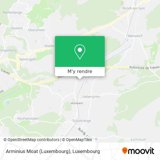 Arminius Moat (Luxembourg) plan