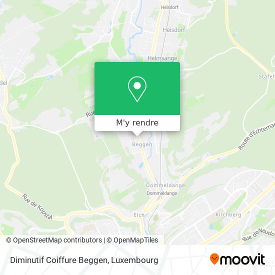 Diminutif Coiffure Beggen plan