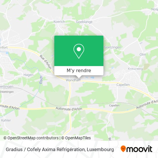 Gradius / Cofely Axima Réfrigération plan