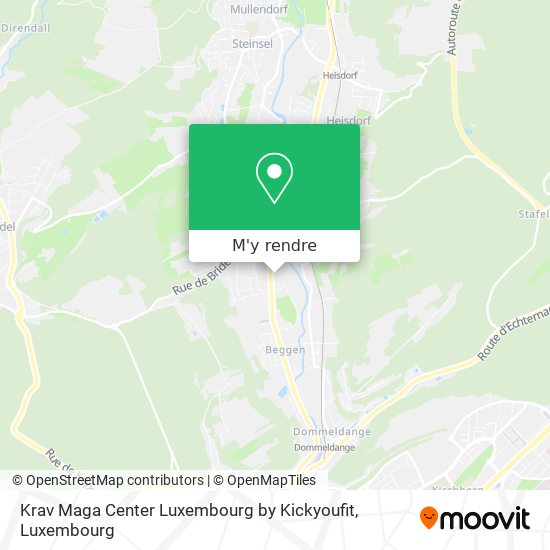 Krav Maga Center Luxembourg by Kickyoufit plan