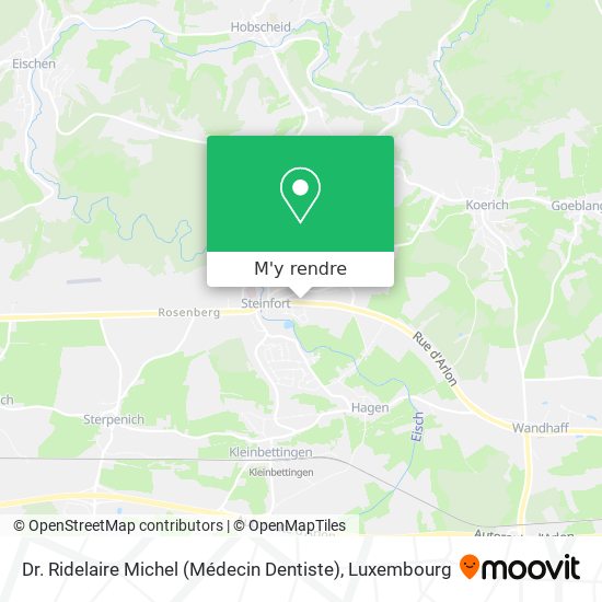 Dr. Ridelaire Michel (Médecin Dentiste) plan