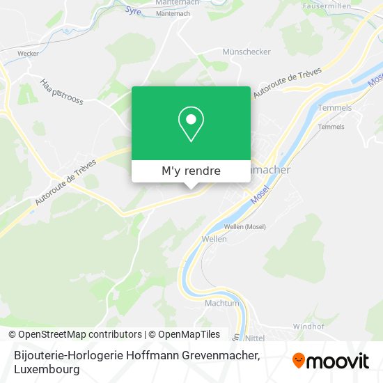 Bijouterie-Horlogerie Hoffmann Grevenmacher plan
