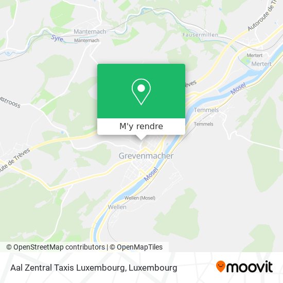 Aal Zentral Taxis Luxembourg plan