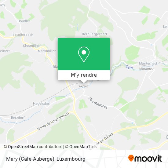 Mary (Cafe-Auberge) plan