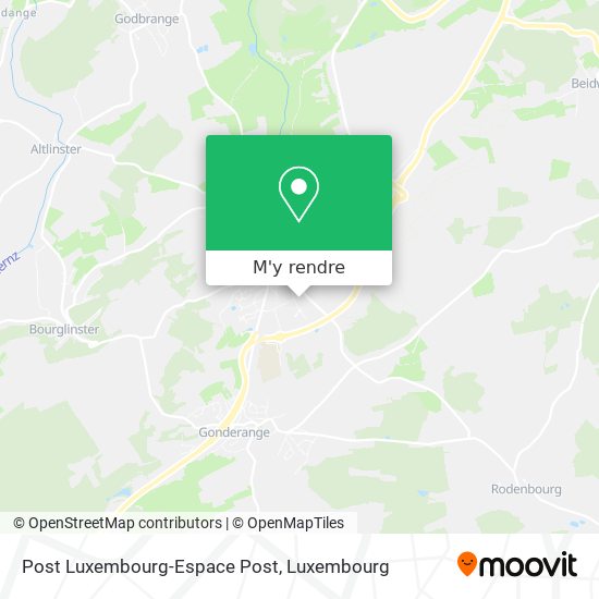 Post Luxembourg-Espace Post plan