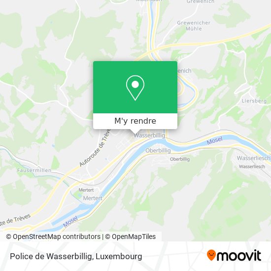 Police de Wasserbillig plan