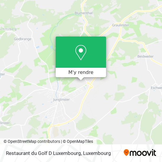 Restaurant du Golf D Luxembourg plan