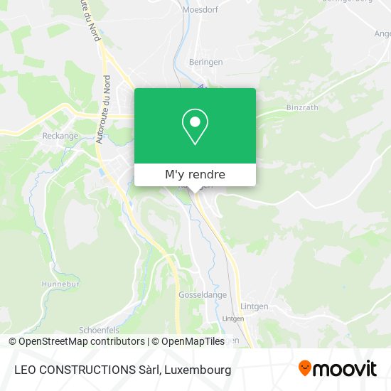 LEO CONSTRUCTIONS Sàrl plan