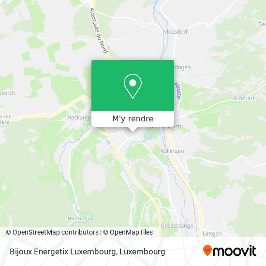 Bijoux Energetix Luxembourg plan