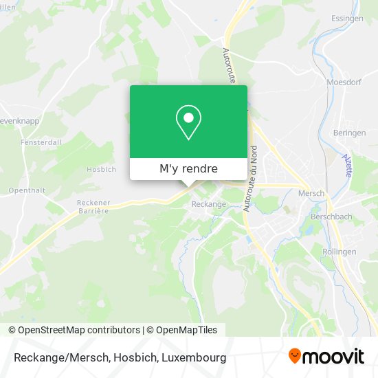 Reckange/Mersch, Hosbich plan