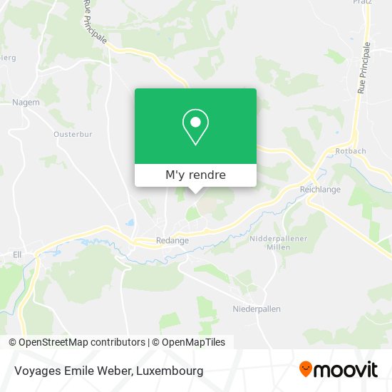 Voyages Emile Weber plan