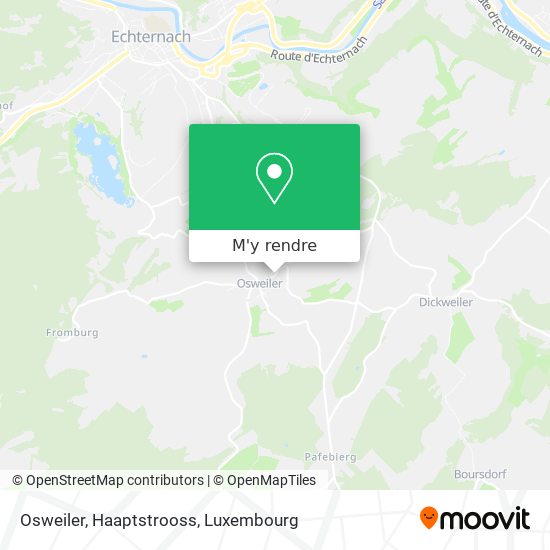 Osweiler, Haaptstrooss plan