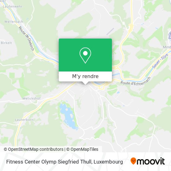 Fitness Center Olymp Siegfried Thull plan