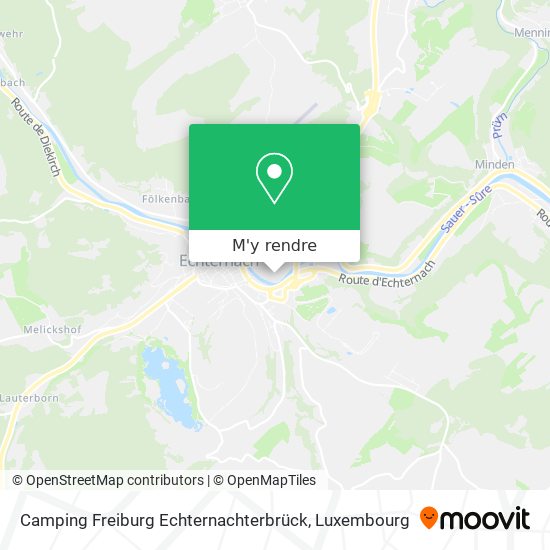 Camping Freiburg Echternachterbrück plan