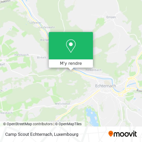 Camp Scout Echternach plan