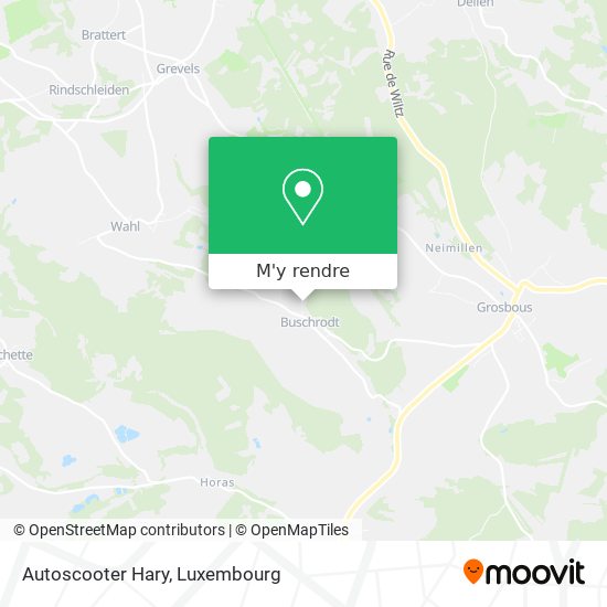 Autoscooter Hary plan
