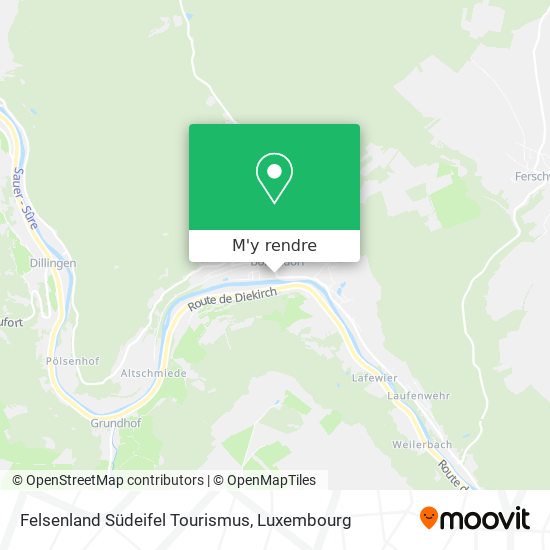 Felsenland Südeifel Tourismus plan
