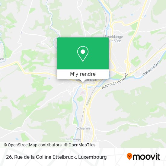 26, Rue de la Colline Ettelbruck plan