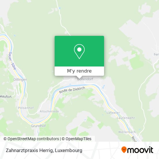 Zahnarztpraxis Herrig plan