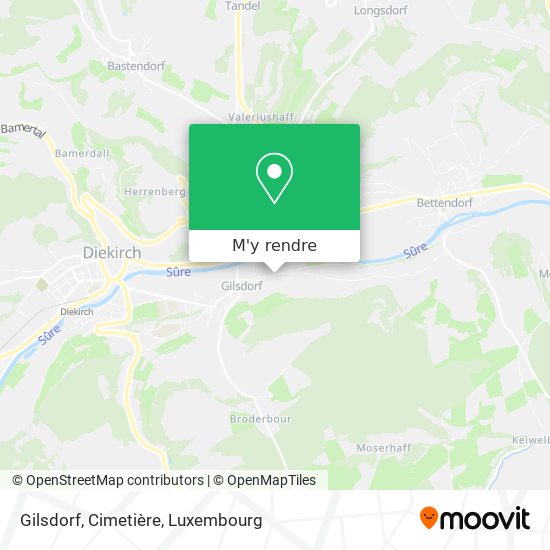 Gilsdorf, Cimetière plan