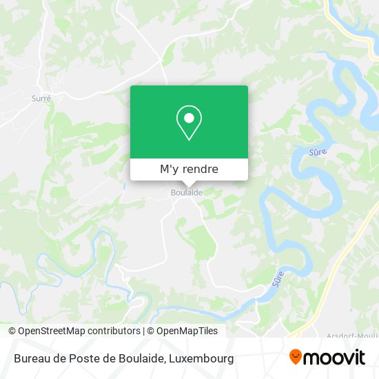 Bureau de Poste de Boulaide plan