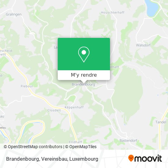 Brandenbourg, Vereinsbau plan