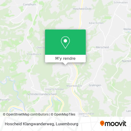 Hoscheid Klangwanderweg plan