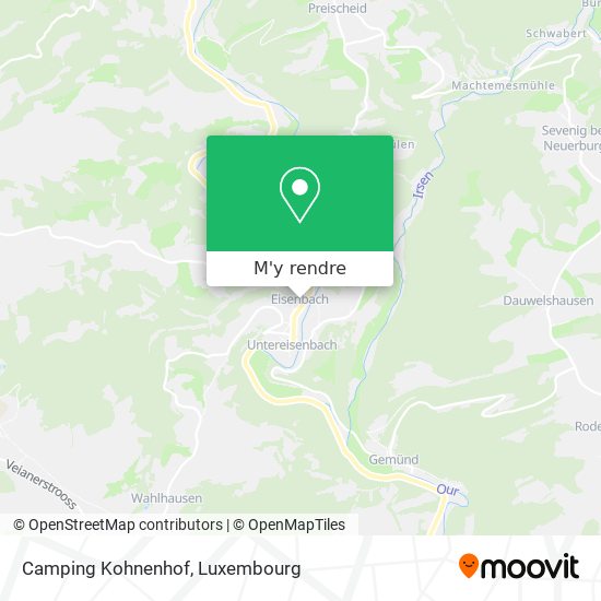 Camping Kohnenhof plan