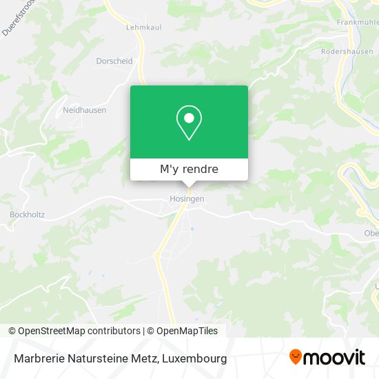 Marbrerie Natursteine Metz plan