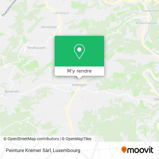 Peinture Kremer Sàrl plan
