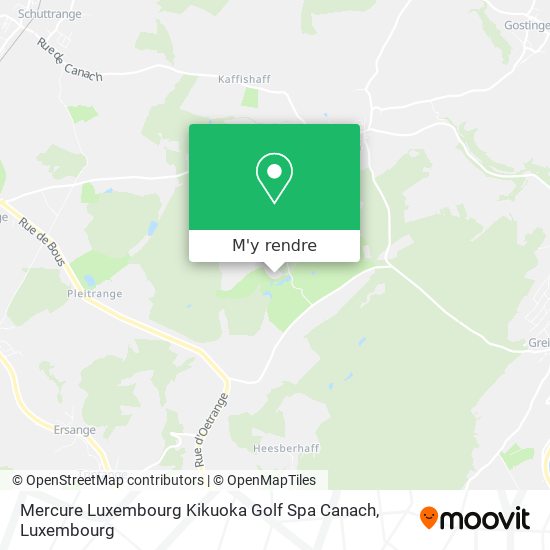 Mercure Luxembourg Kikuoka Golf Spa Canach plan