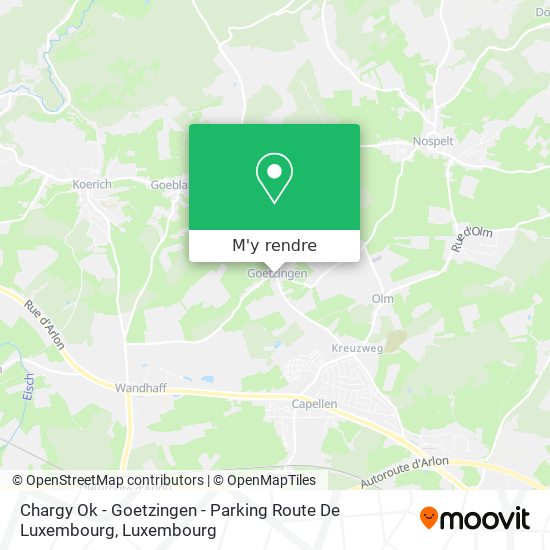 Chargy Ok - Goetzingen - Parking Route De Luxembourg plan