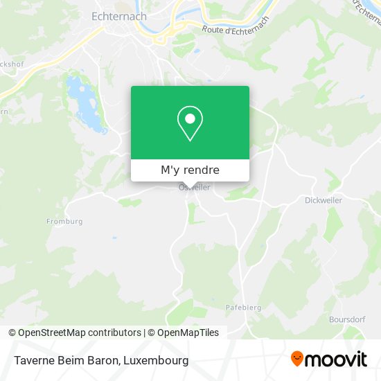 Taverne Beim Baron plan