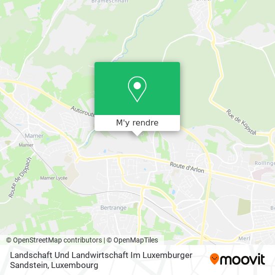 Landschaft Und Landwirtschaft Im Luxemburger Sandstein plan