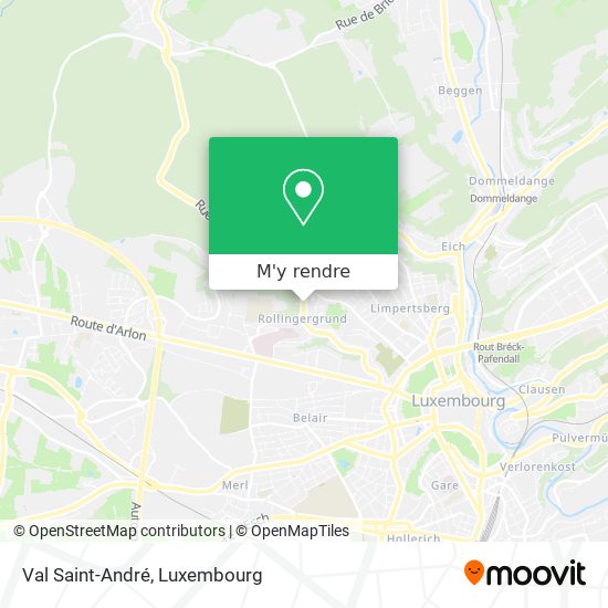 Val Saint-André plan