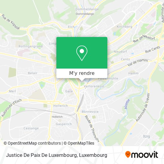Justice De Paix De Luxembourg plan